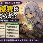 不治の病に倒れた天才拳士をモチーフに、医療保険・就業不能保険・治療費の負担をFP視点で解説する空想おかねシリーズのアイキャッチ画像