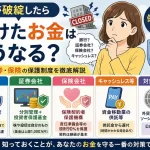 銀行・証券会社・保険会社が破綻した場合のお金の保護制度をFPがわかりやすく解説するアイキャッチ画像